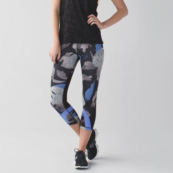 lululemon athletica Pants - Lululemon Lululemon Run Inspire Workout Leggings Crop II Full-On Luxtreme